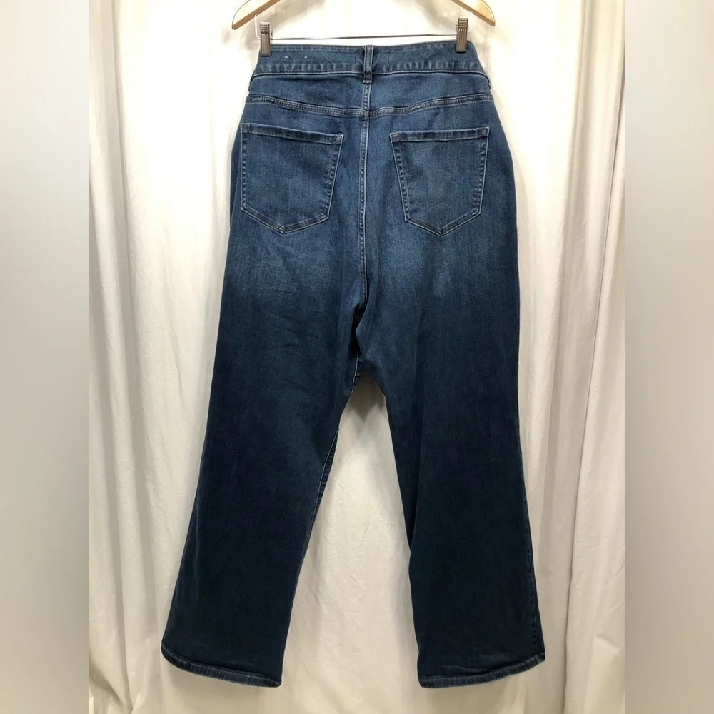 Lane Bryant High Rise Flex Magic Waistband Boot Bootcut Jeans Size 20L Long - Picture 15 of 16